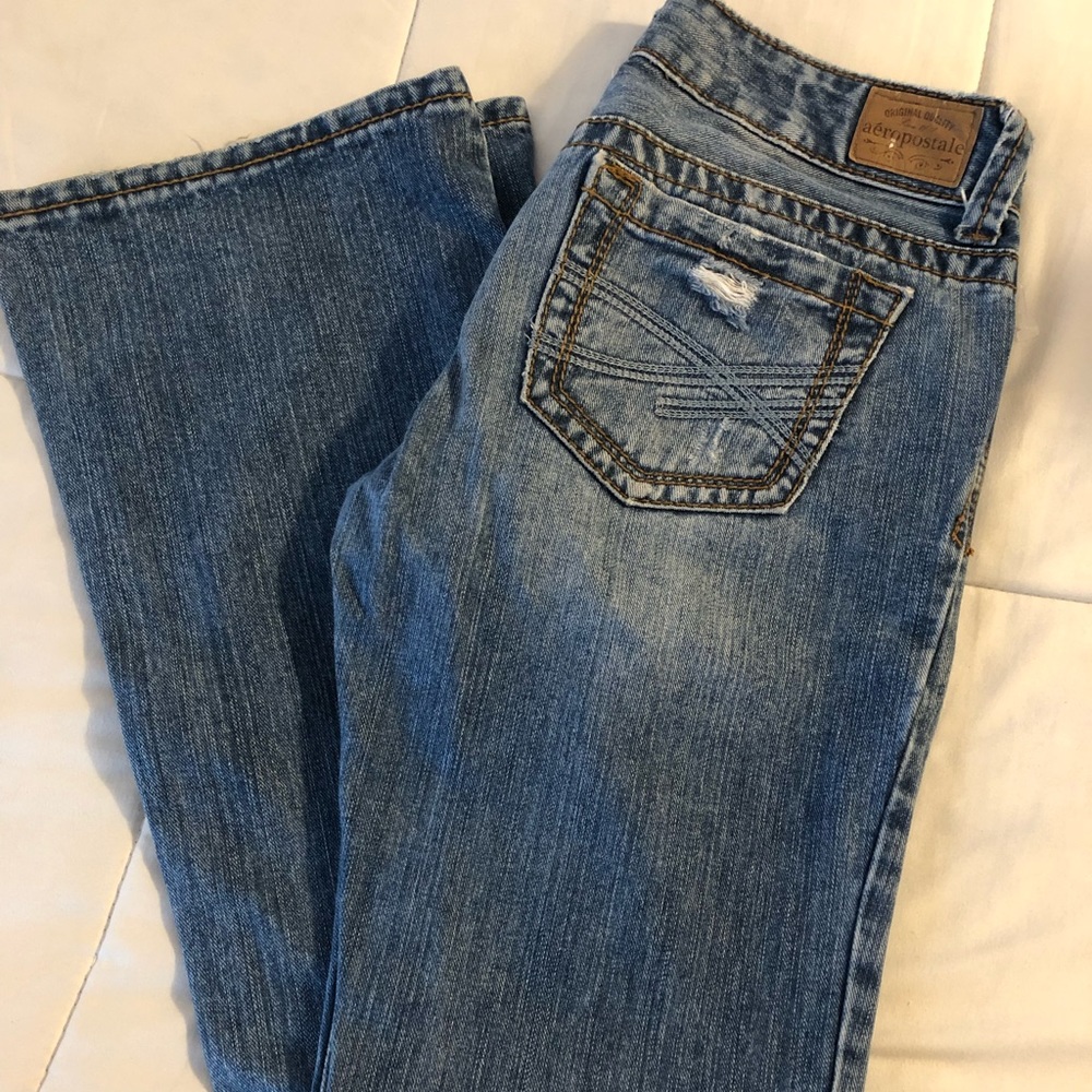 Aeropostale Skinny Flare Jeans 1/2 LONG